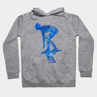 Swimmer girl blue art Hoodie